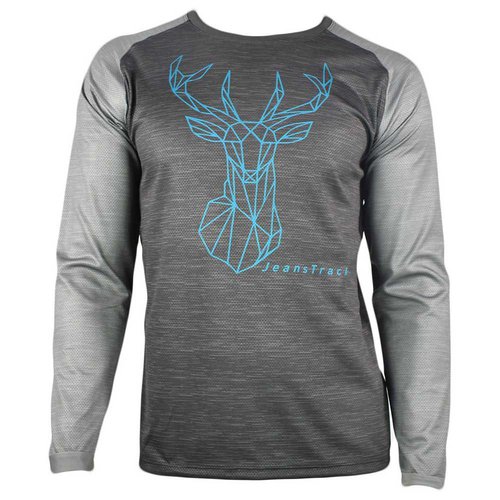 Jeanstrack Deer Long Sleeve Enduro Jersey Grau M Mann