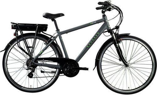 Zündapp E-Bike Trekkingrad Z802 Herren, 21 Gang Shimano Altus RD-M310 Schaltwerk, Kettenschaltung, Heckmotor, 374 Wh, Pedelec, Elektrofahrrad für Herren