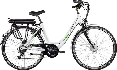 Zündapp E-Bike Cityrad Z503, 7 Gang Shimano Tourney RD-TY21 Schaltwerk, Kettenschaltung, Frontmotor, 486 Wh, Pedelec, Elektrofahrrad für Damen u. Herren