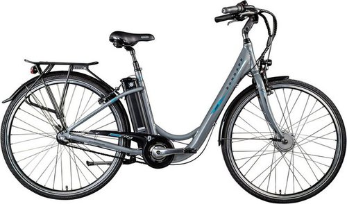 Zündapp E-Bike Cityrad Green 2.7, 3 Gang, Nabenschaltung, Frontmotor, 374 Wh, Pedelec, Elektrofahrrad für Damen u. Herren