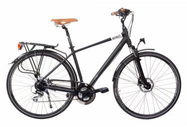 Bicyklet leon city bike shimano acera altus 8s 700 mm schwarz matt