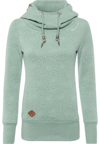 Ragwear Sweater »YODA PRINT« Hoodie mit Kordelzug und extra breiten Bündchen