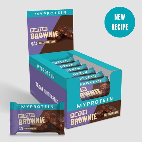 MyProtein Protein Brownie - 12 x 75g - Chocolate Chunk