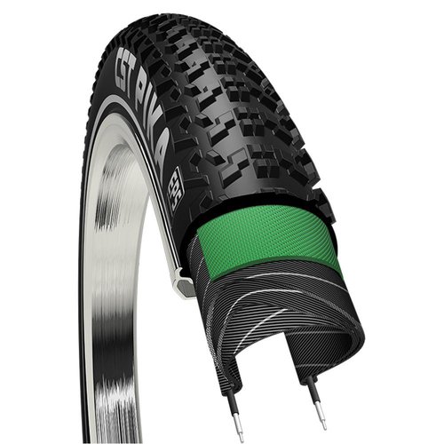 Cst Pika C-1894 Dual Eps Tubeless 700c X 38 Gravel Tyre Schwarz 700C x 38