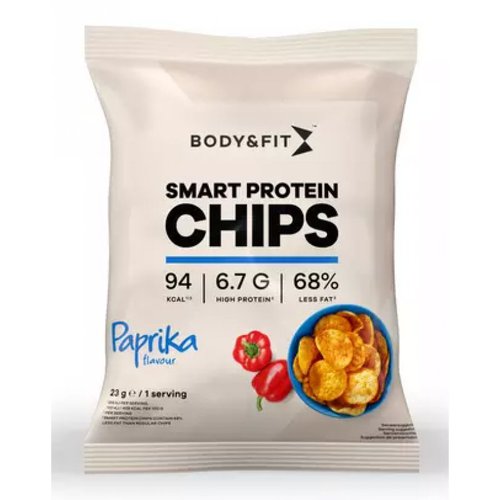Body&Fit Smart Protein Chips  23g  Paprika 6957  pro 1 kg