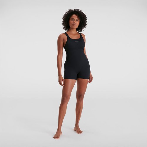 Speedo Damen Eco Endurance+ Medalist Legsuit Schwarz