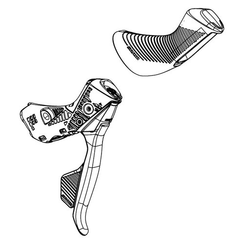 SRAM Rival Axs Disc Rechter Bremshebel Mit Elektronischem Schalthebel