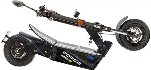 Forca E-Scooter »Bossman 2100 Safety Plus 45 km/h (inkl. Blinker + Gepcäck-Case + Lithium-Akku)«, 2100 W, 45 km/h