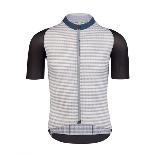 Q36.5 Trikot Clima Kurzarm Weiß Schwarz, Größe M