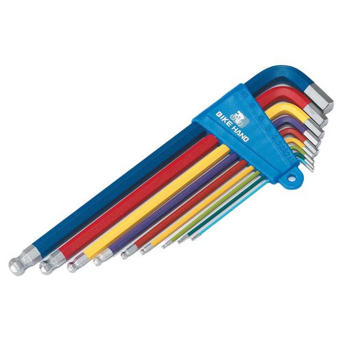 Bike Hand Hex Key Wench 9 Units Mehrfarbig