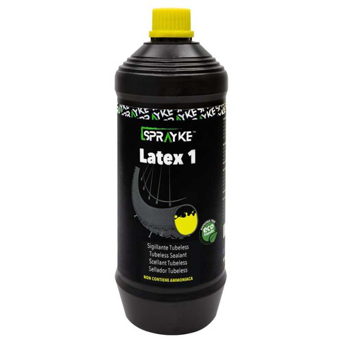 Sprayke Latex 1 Tubeless Tyre Sealant 1l Schwarz