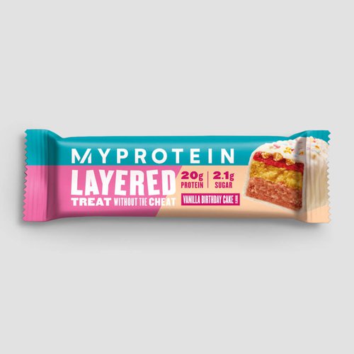 MyProtein Retail Layer Bar (Sample) - Vanilla Birthday Cake