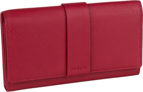 Maître Kirschroth Diedburg Purse LH14  in Rot (0.6 Liter), Geldbörse