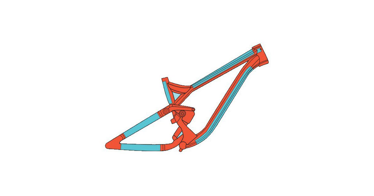 Ridewrap Mtb Frame Guard Stickers Kit Silber