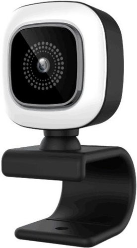Hyrican ST-CAM554 UHD Webcam 3840x2160 Pixel mit Ringlicht 12MP Webcam (4K Ultra HD)