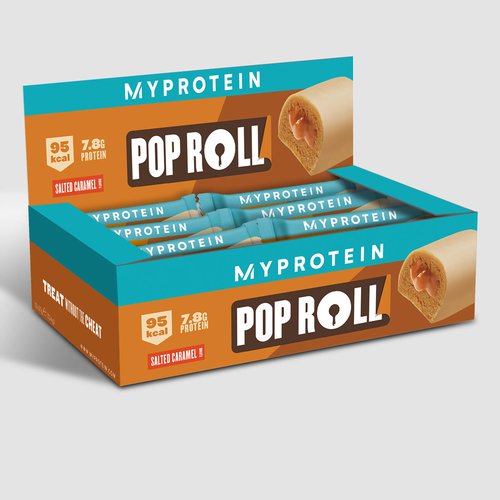 MyProtein Pop Rolls - 12 x 27g - Gesalzenes Karamell