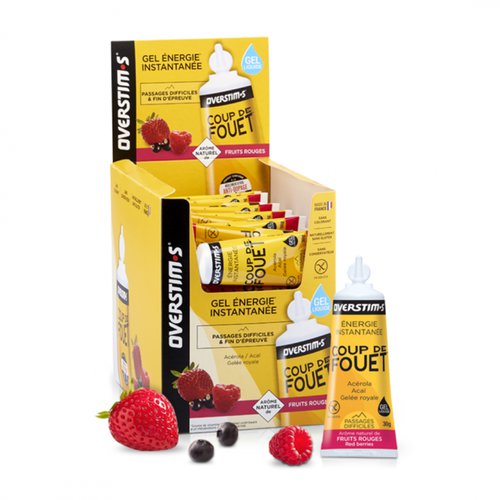Overstims Energy Gel Coup De Fouet Rote Früchte 30g (1 Einheit)