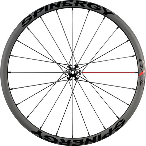 Spinergy Gxx 700c Cl Disc Tubeless Gravel Front Wheel Schwarz 12 x 100 mm