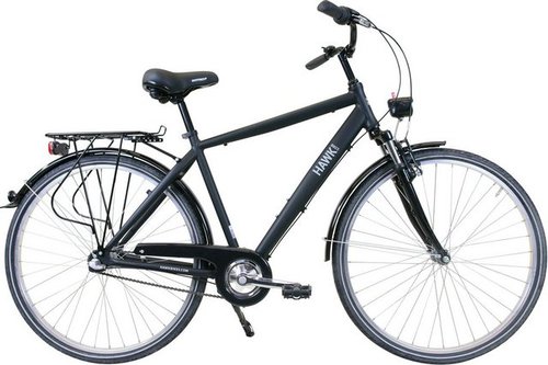 Hawk Bikes Cityrad Citytrek Gent Premium, 3 Gang Shimano Nexus 3-Gang Schaltwerk, für Damen und Herren