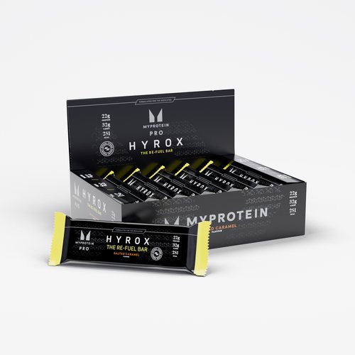 MyProtein THE Re-Fuel Bar – HYROX Edition - 12 x 80g - Gesalzenes Karamell