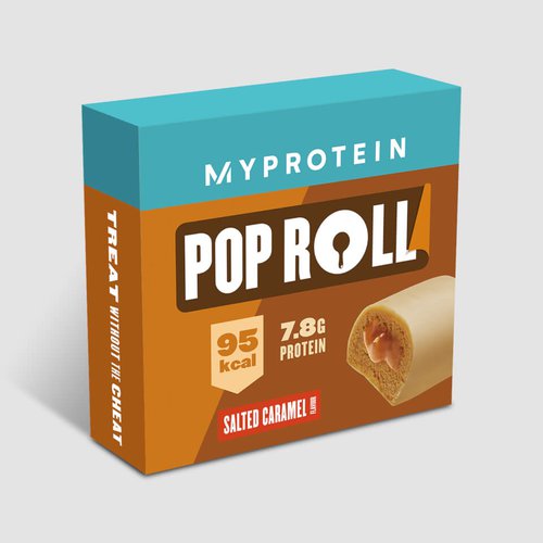 MyProtein Pop Rolls - 6 x 27g - Gesalzenes Karamell