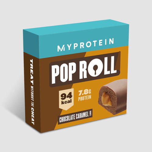 MyProtein Pop Rolls - 6 x 27g - Schokolade Karamell