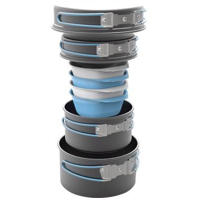 Highlander Kochset 1 Set CP211 Aluminium, Kunststoff