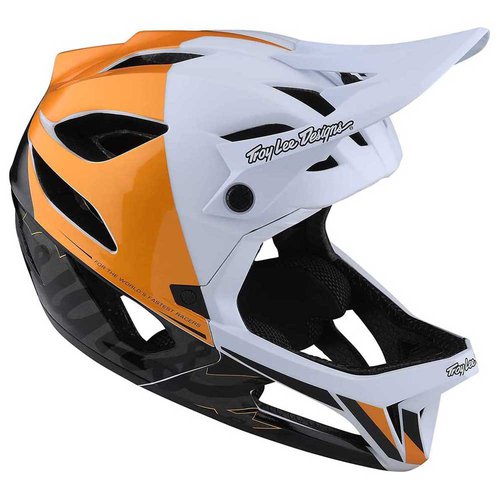 Troy Lee Designs Stage Mips Downhill Helmet Weiß,Orange,Schwarz XL-2XL