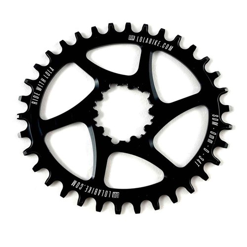 Lola Bb30 Oval Chainring Silber 34t