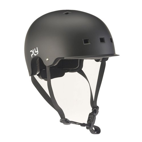 Ply Helmets Plain Urban Helmet Schwarz 48-54 cm