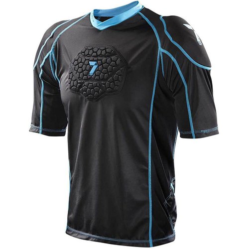 7idp Youth Short Sleeve Protective Jersey Blau S-M