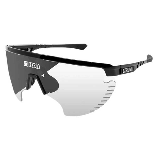Scicon Aerowing Lamon Photochromic Sunglasses Schwarz Photochromic Silver Mirror