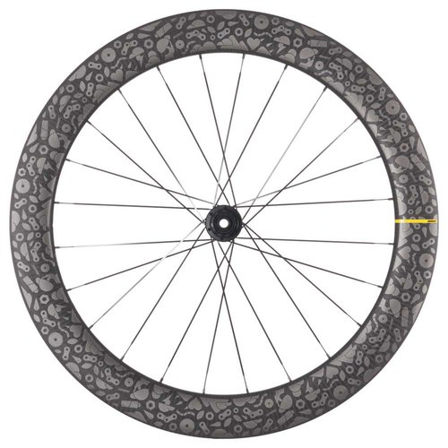 Mavic Cosmic Sl 65 Ltd Dcl Carbon Centerlock Disc Tubeless Road Front Wheel Silber 12 x 100 mm