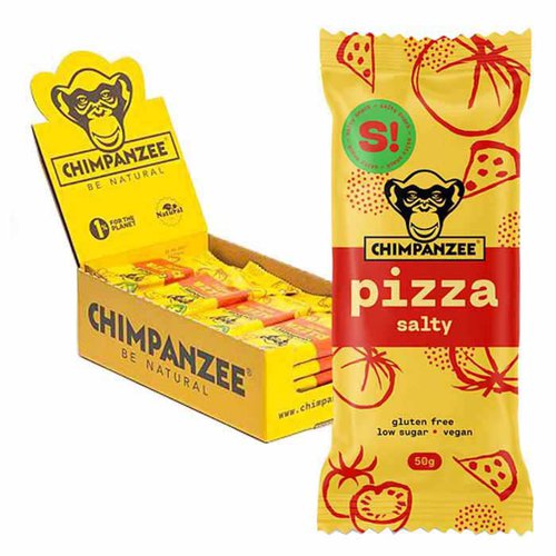 Chimpanzee Veganfree Gluten 50g Pizza Energy Bars 20 Units Golden