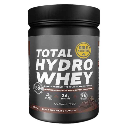Gold Nutrition Total Hydro Whey 900g Chocolate Protein Powder Golden