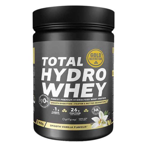 Gold Nutrition Total Hydro Whey 900g Vanilla Protein Powder Golden