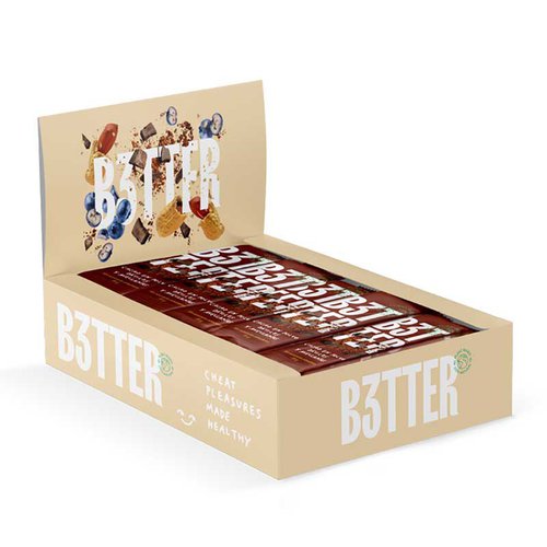 B3tter Foods 35gr Energy Bars Box Chocolate 15 Units Braun