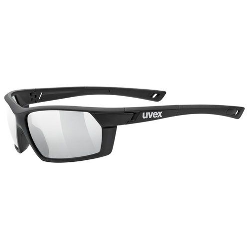 Uvex Sportstyle 225 Mirrored Sunglasses Schwarz Litemirror SilverCAT3