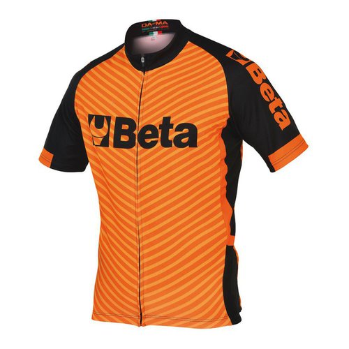 Beta Utensili Regular Fit Short Sleeve Jersey Orange S Mann