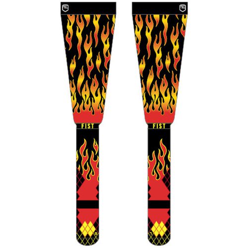 Fist Flaming Beinwärmer