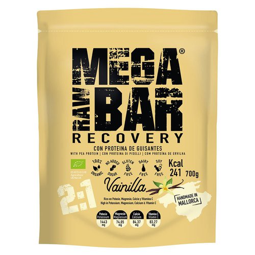 Megarawbar Recovery 700g Energy Bar Vanilla Golden