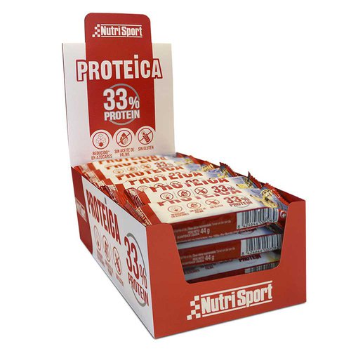 Nutrisport Schachtel Mit Proteinriegeln 33  Protein Vanillekekse 44g 24 Einheiten