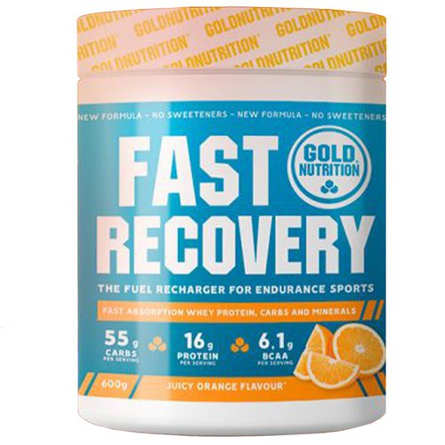Gold Nutrition Fast Recovery 600g Orange Weiß