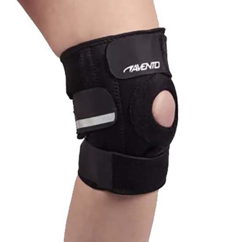 Avento Brace Adjustable With Internal Support Knee Sleeve Schwarz