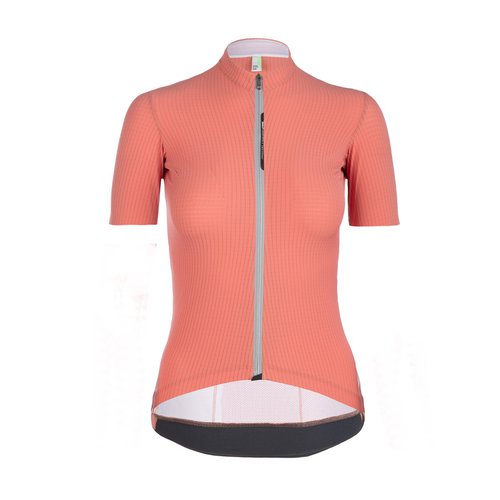 Q36.5 Pinstripe X L1 Kurzarmtrikot  Antikrosa Damen, Größe M