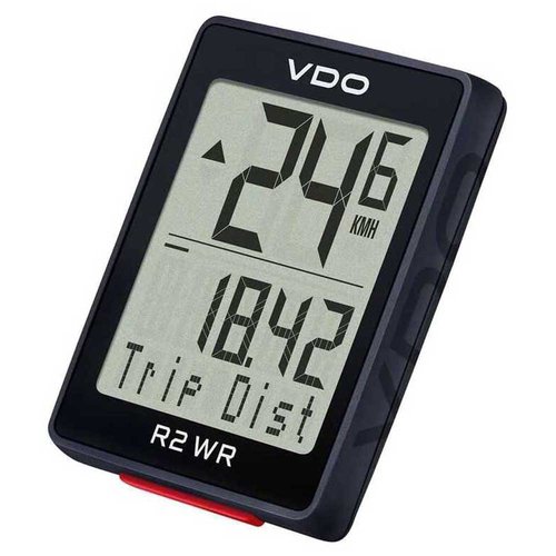 VDO R2 Wr Cycling Computer Silber