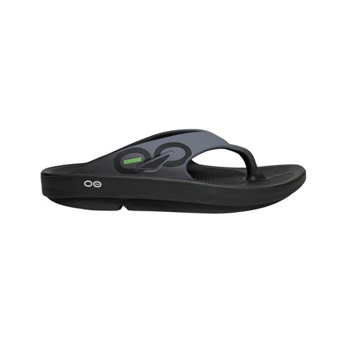 Oofos Sandalen Recovery OOriginal Sport Black Graphite Unisex, Größe 37 - EUR