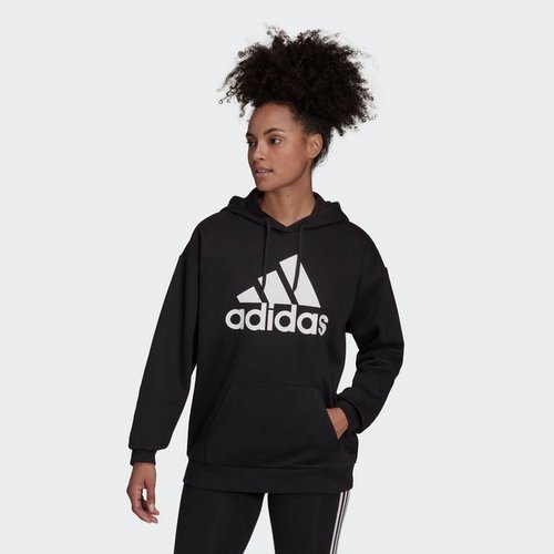 Adidas Kapuzensweatshirt ESSENTIALS LOGO BOYFRIEND FLEECE HOODIE