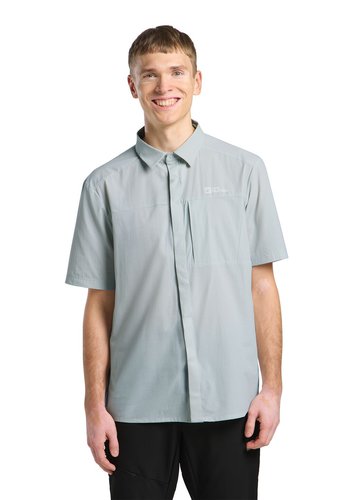 Jack Wolfskin Vandra S|S Shirt Men Kurzarm Hemd Herren XXXL grey Cool Grey