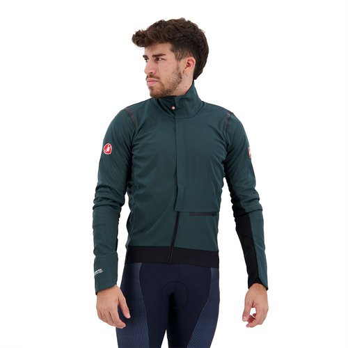 Castelli Alpha Doppio Ros Jacket Grün M Mann